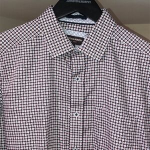 J&M mens patterned dress shirt